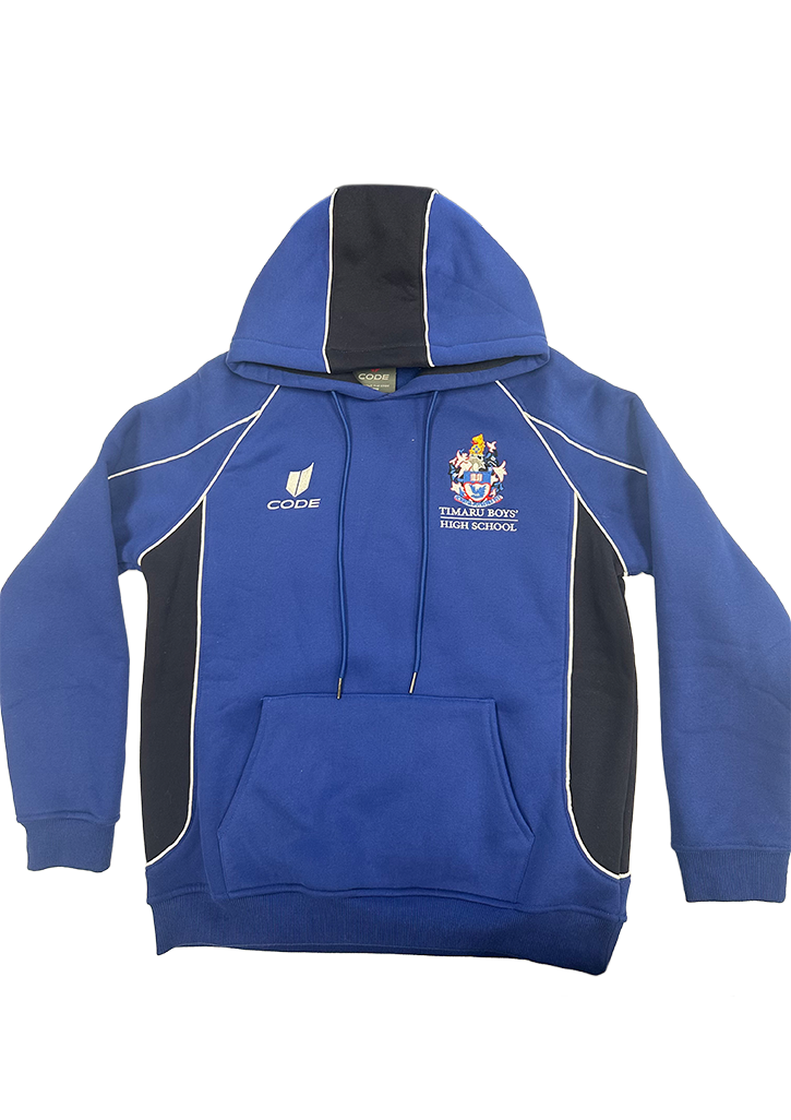 Timaru Boys High School Sport Hoodie Royal/Navy/White